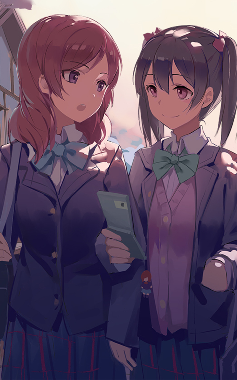Anime School Girls by coneyrivard