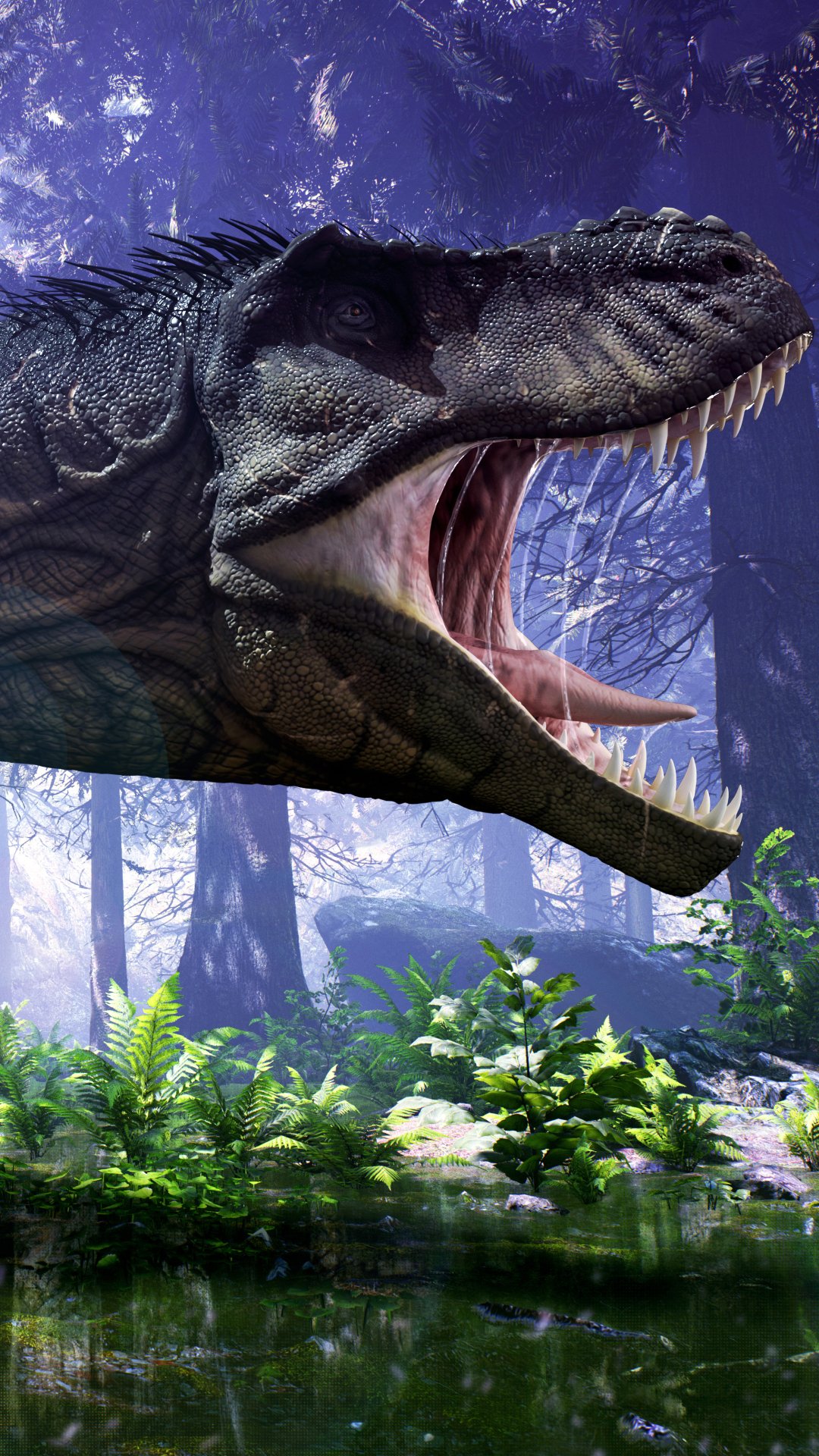 Download Dinosaur Animal Tyrannosaurus Rex Phone Wallpaper