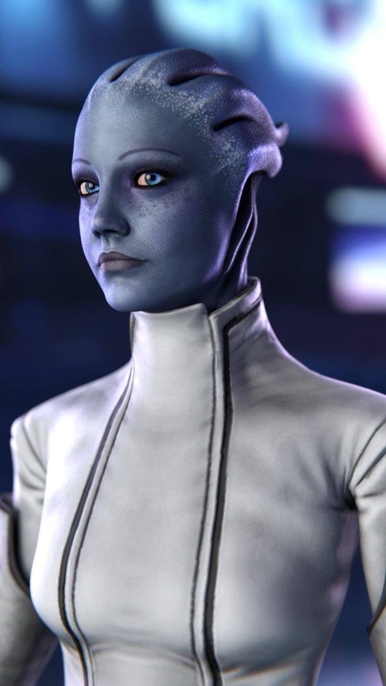 Download Liara T'Soni Video Game Mass Effect Phone Wallpaper
