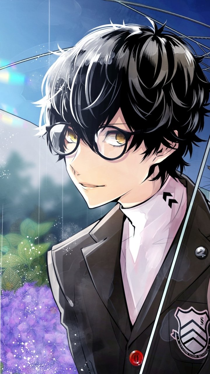Download Akira Kurusu Video Game Persona 5 Phone Wallpaper