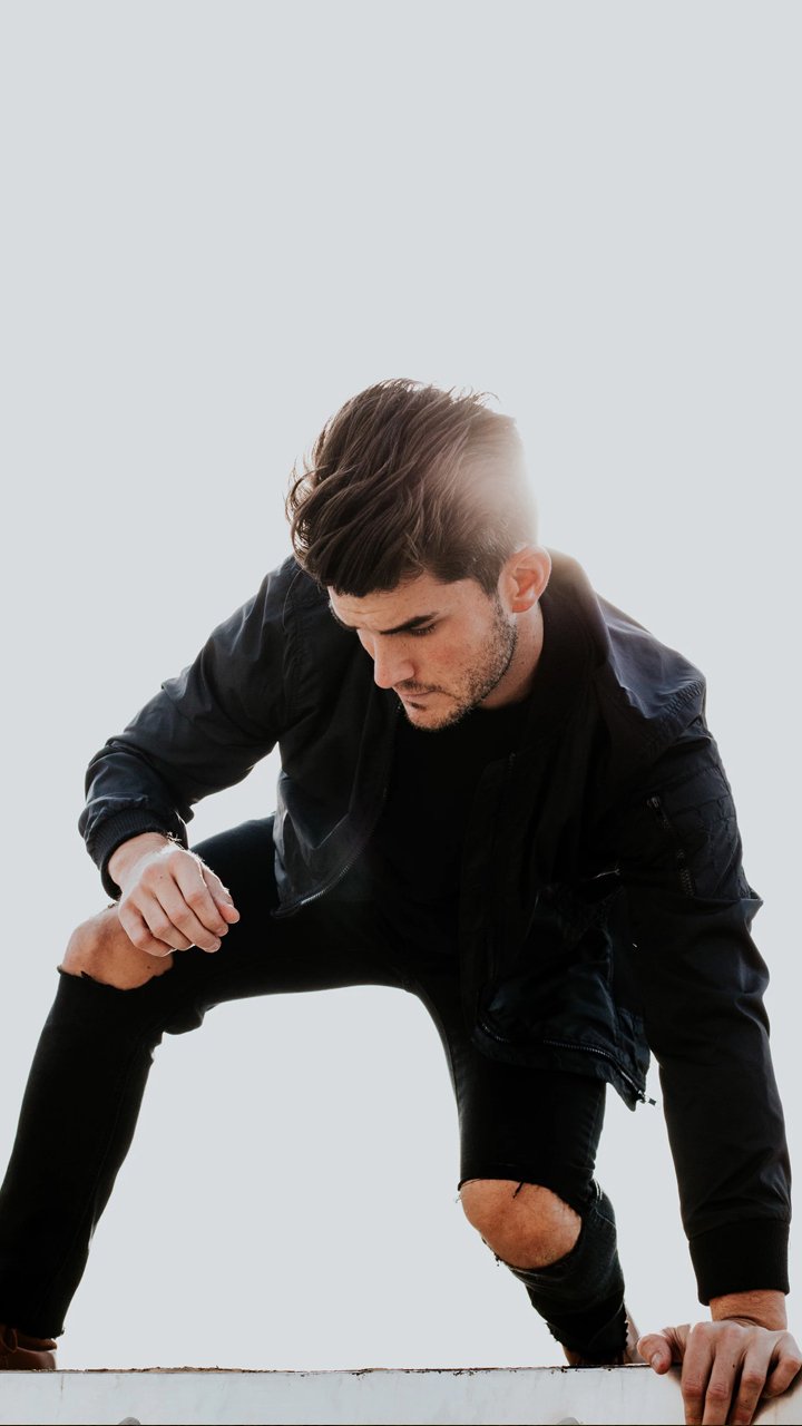 Download Hair Man Model Phone Wallpaper