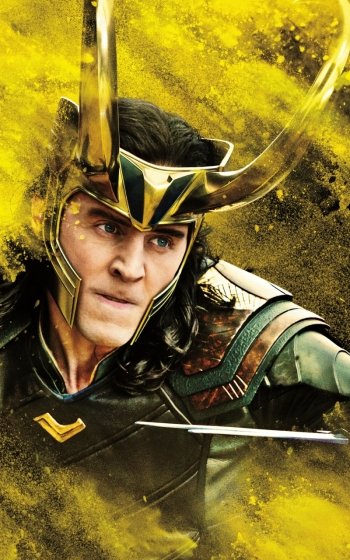 Loki (Marvel Comics) Tom Hiddleston movie Thor: Ragnarok Phone Wallpaper