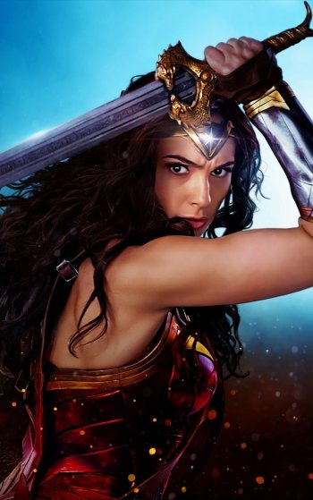 Gal Gadot movie Wonder Woman Phone Wallpaper