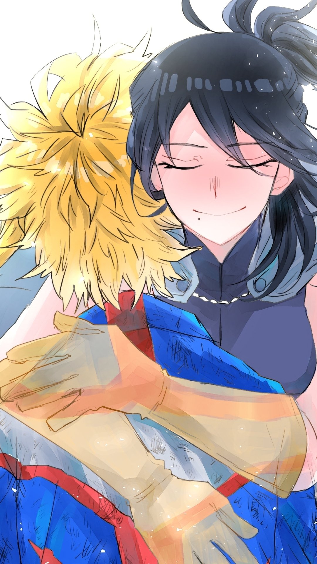 Download Nana Shimura All Might Toshinori Yagi Anime My Hero Academia Phone Wallpaper