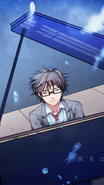 Kousei Arima Anime Your Lie in April Phone Wallpaper