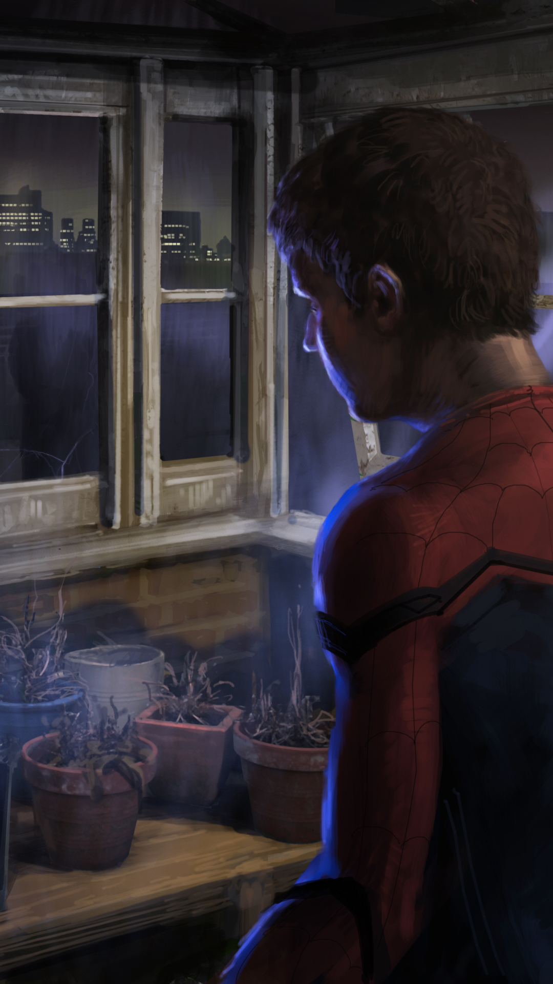 Spider-Man: Homecoming Phone Wallpaper by Henrik Tamm