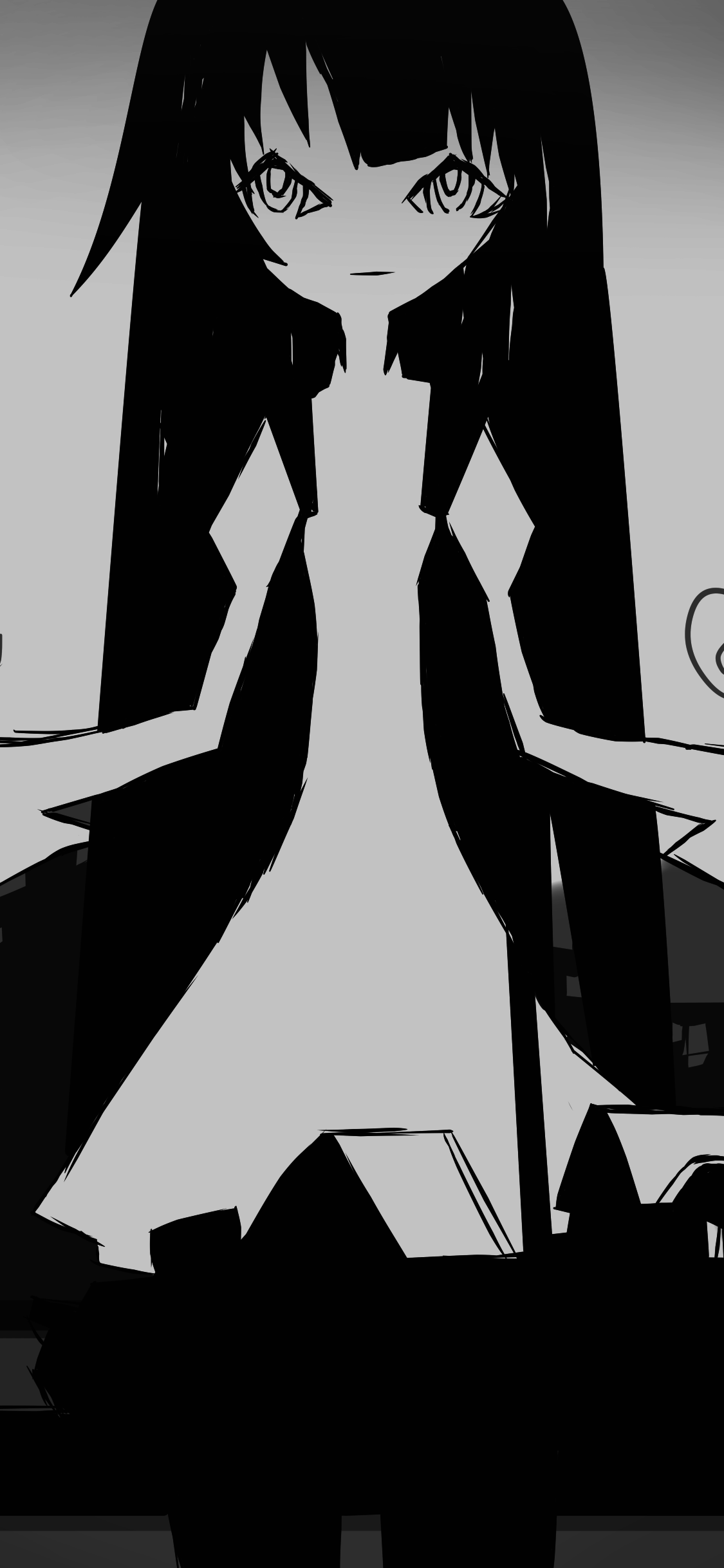 Download Hitagi Senjōgahara Anime Monogatari (Series) Phone Wallpaper