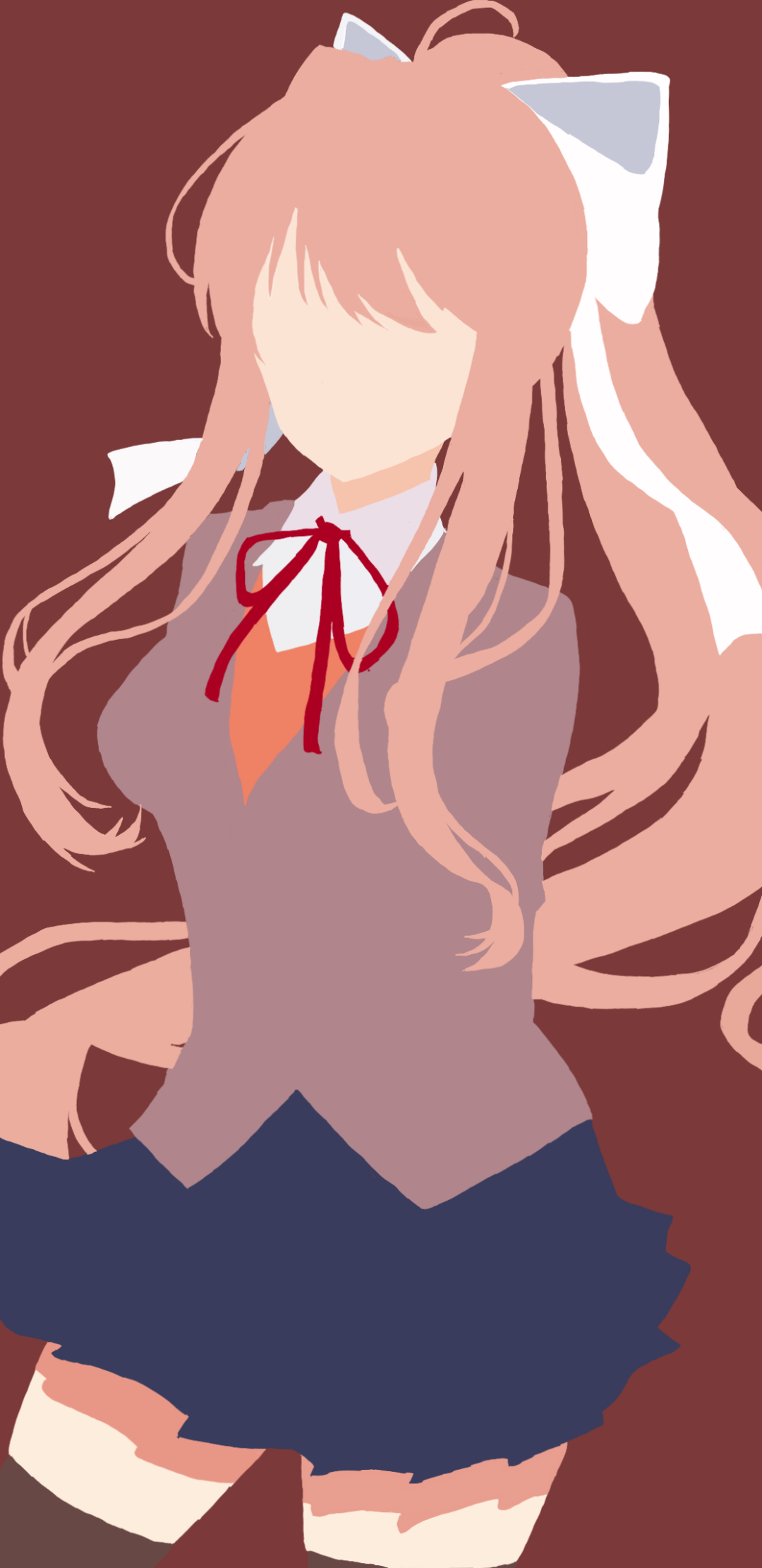 Doki Doki Literature Club Monika phone wallpaper : r/Animewallpaper