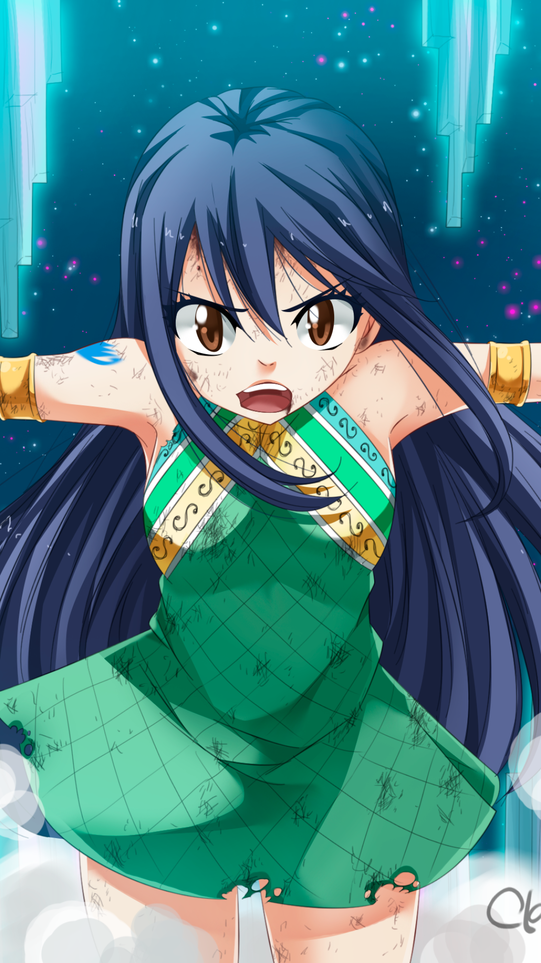 Download Wendy Marvell Anime Fairy Tail Phone Wallpaper