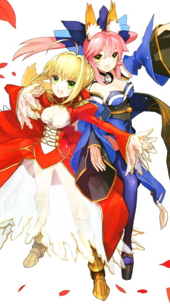 Nero Claudius Tamamo no Mae (Fate/Grand Order) Anime Fate/extra Phone Wallpaper
