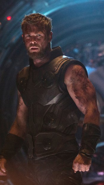 Chris Hemsworth Thor movie Avengers: Infinity War Phone Wallpaper