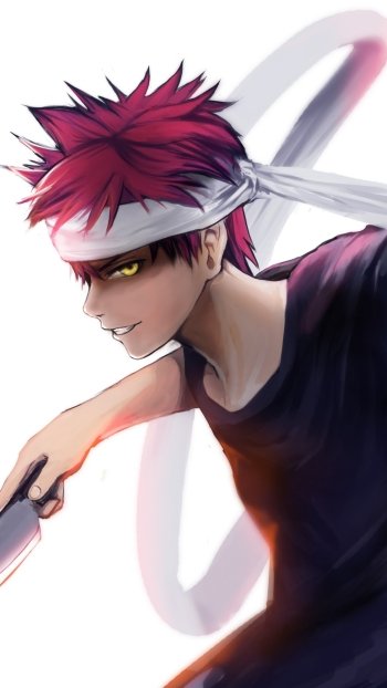 Sōma Yukihira Anime Food Wars: Shokugeki no Soma Phone Wallpaper