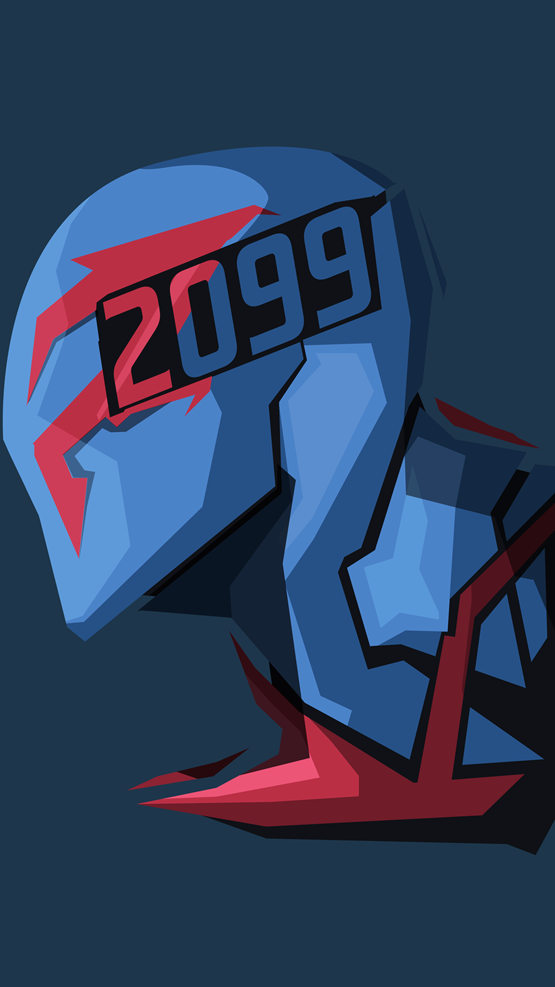 Spider-Man 2099 Phone Wallpaper by BossLogic