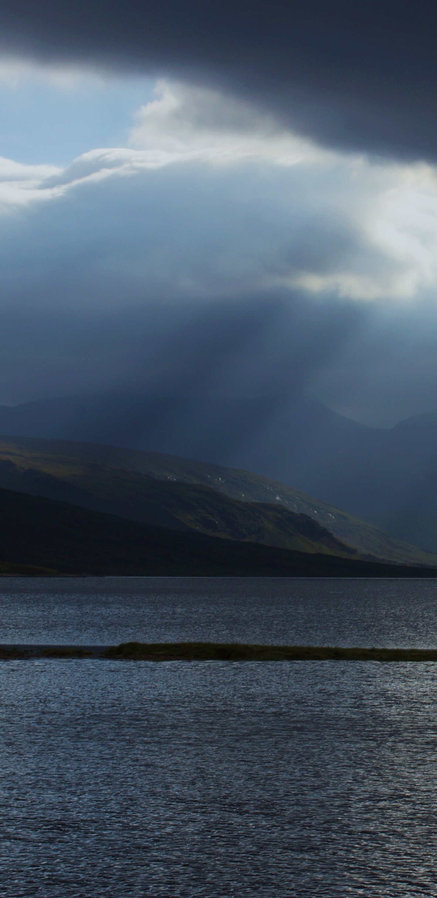 Download Lake Loch Etive Scotland Nature Sunbeam Phone Wallpaper