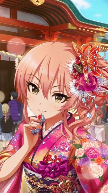 Mika Jougasaki Anime THE iDOLM@STER: Cinderella Girls Starlight Stage Phone Wallpaper