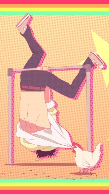 Haru Yoshida Tonari no Kaibutsu-kun Anime My Little Monster Phone Wallpaper