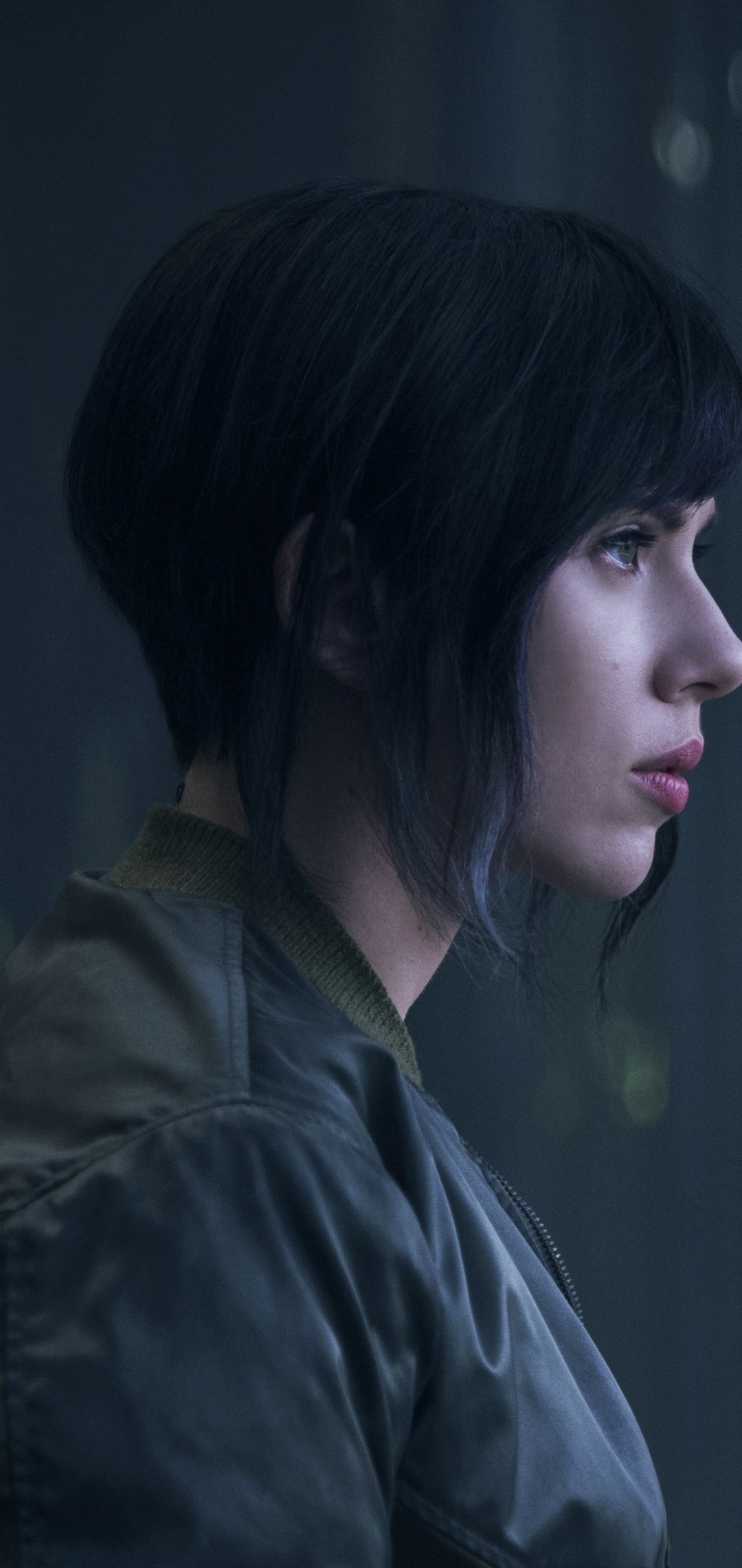Download Scarlett Johansson Ghost In The Shell Movie Ghost In The Shell (2017) Phone Wallpaper