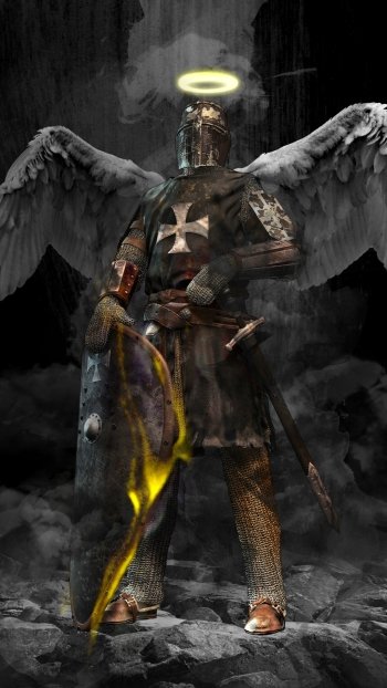 Angel Knight with a Halo by Yuri_B