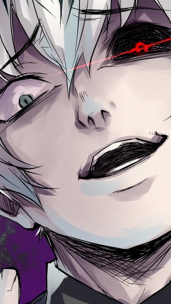 Ken Kaneki Haise Sasaki Anime Tokyo Ghoul:re Phone Wallpaper