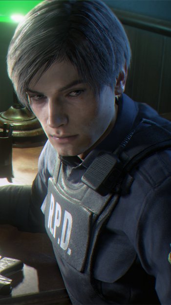 Leon S. Kennedy video game Resident Evil 2 (2019) Phone Wallpaper