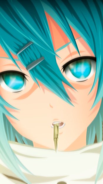 Shino Asada Anime Sword Art Online II Phone Wallpaper