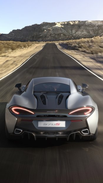 silver car vehicle car supercar McLaren McLaren 570S Phone Wallpaper