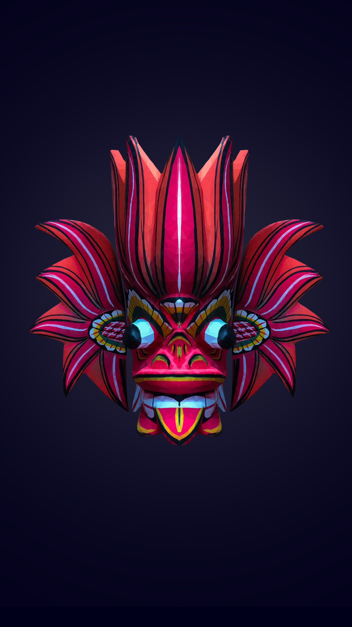 Download Devil Mask Sri Lanka Artistic Cultural Phone Wallpaper