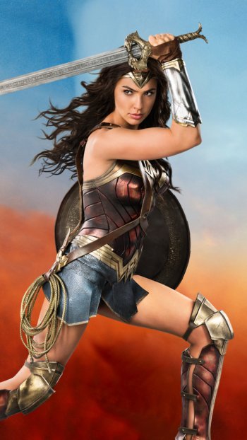 Gal Gadot movie Wonder Woman Phone Wallpaper