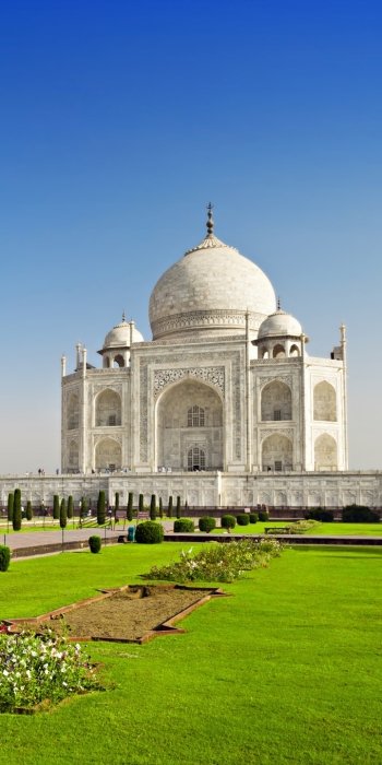 dome park monument India man made Taj Mahal Phone Wallpaper