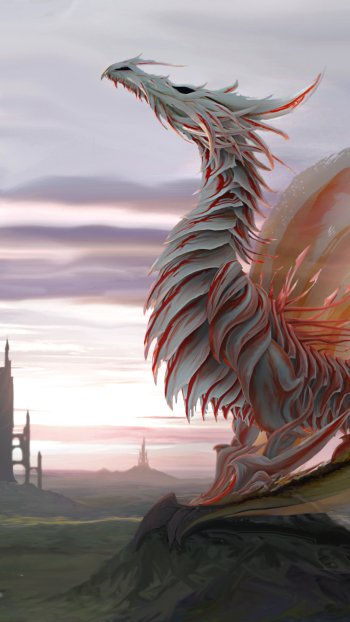 fantasy dragon Phone Wallpaper