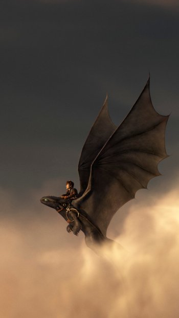 Toothless (How to Train Your Dragon) Hiccup (How to Train Your Dragon) movie How to Train Your Dragon 2 Phone Wallpaper