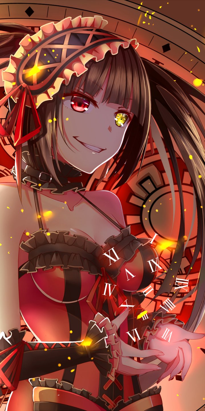 Download Heterochromia Kurumi Tokisaki Anime Date A Live Phone ...