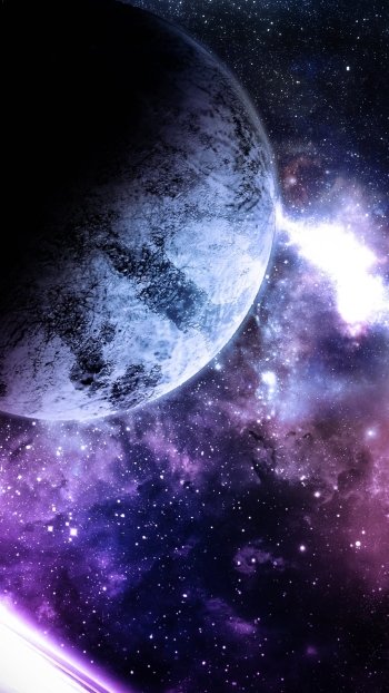 Sci Fi planet Phone Wallpaper
