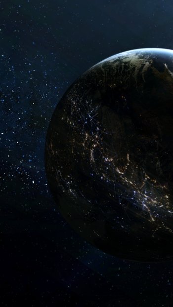 Sci Fi planet Phone Wallpaper
