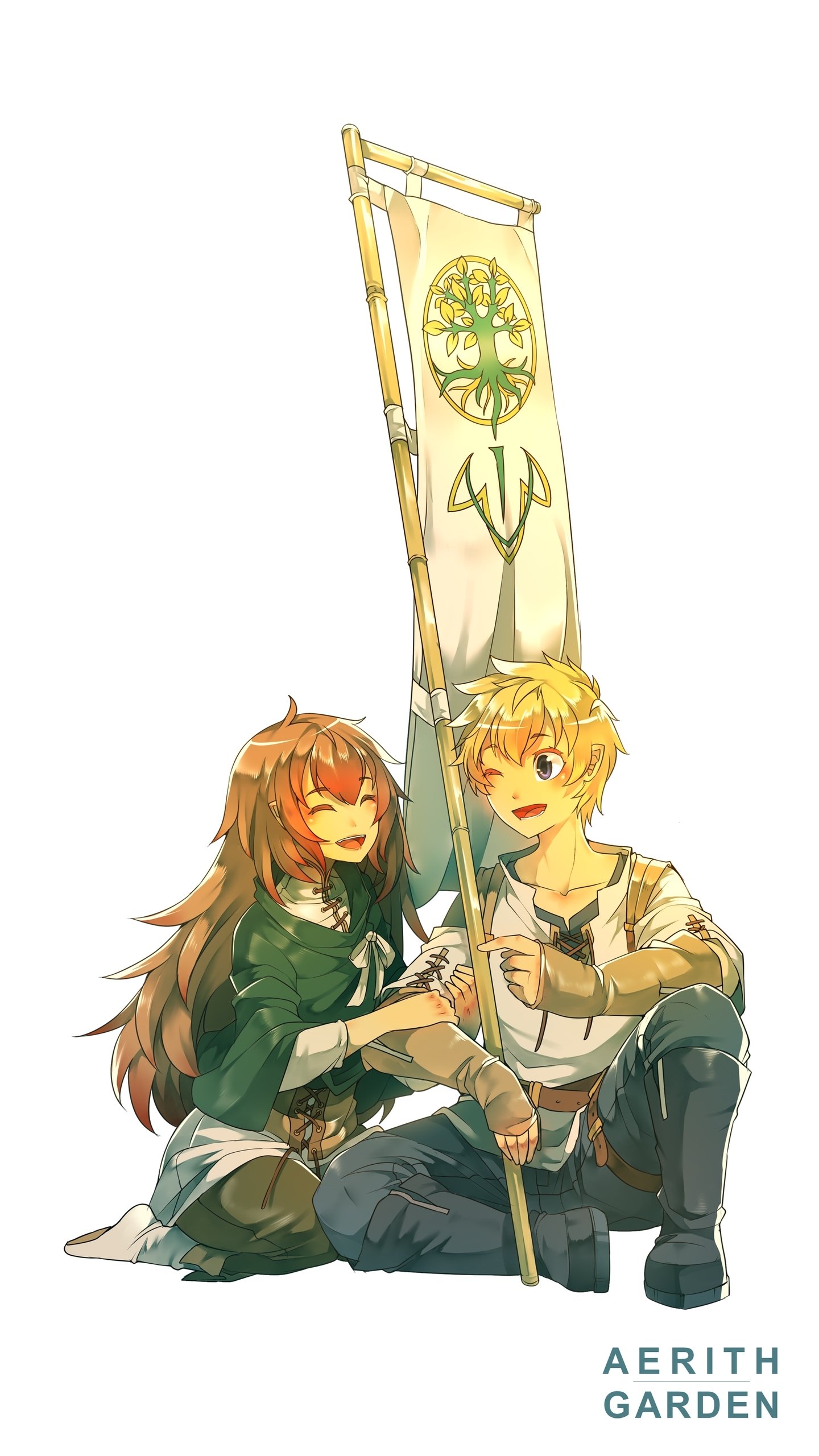 Aerith Garden Smartphone Wallpaper by Arne