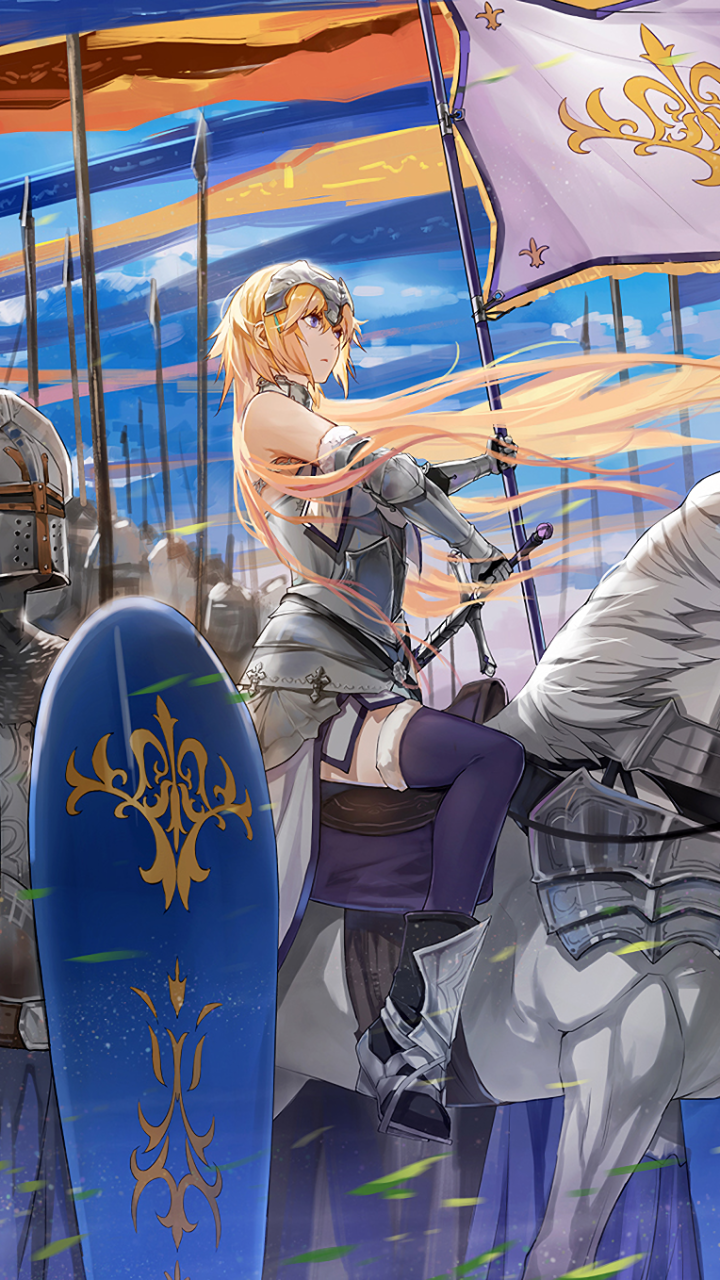 Download Fate/Grand Order Ruler (Fate/Apocrypha) Ruler (Fate/Grand Order) Jeanne D'Arc (Fate Series) Anime Fate/Apocrypha Phone Wallpaper