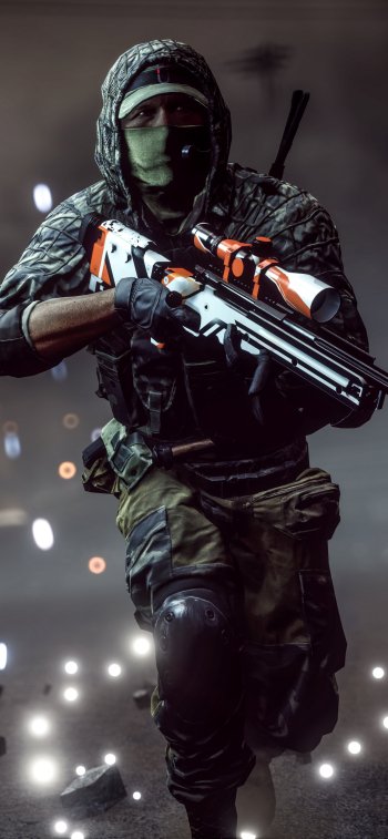 sniper soldier video game Battlefield 4 Phone Wallpaper