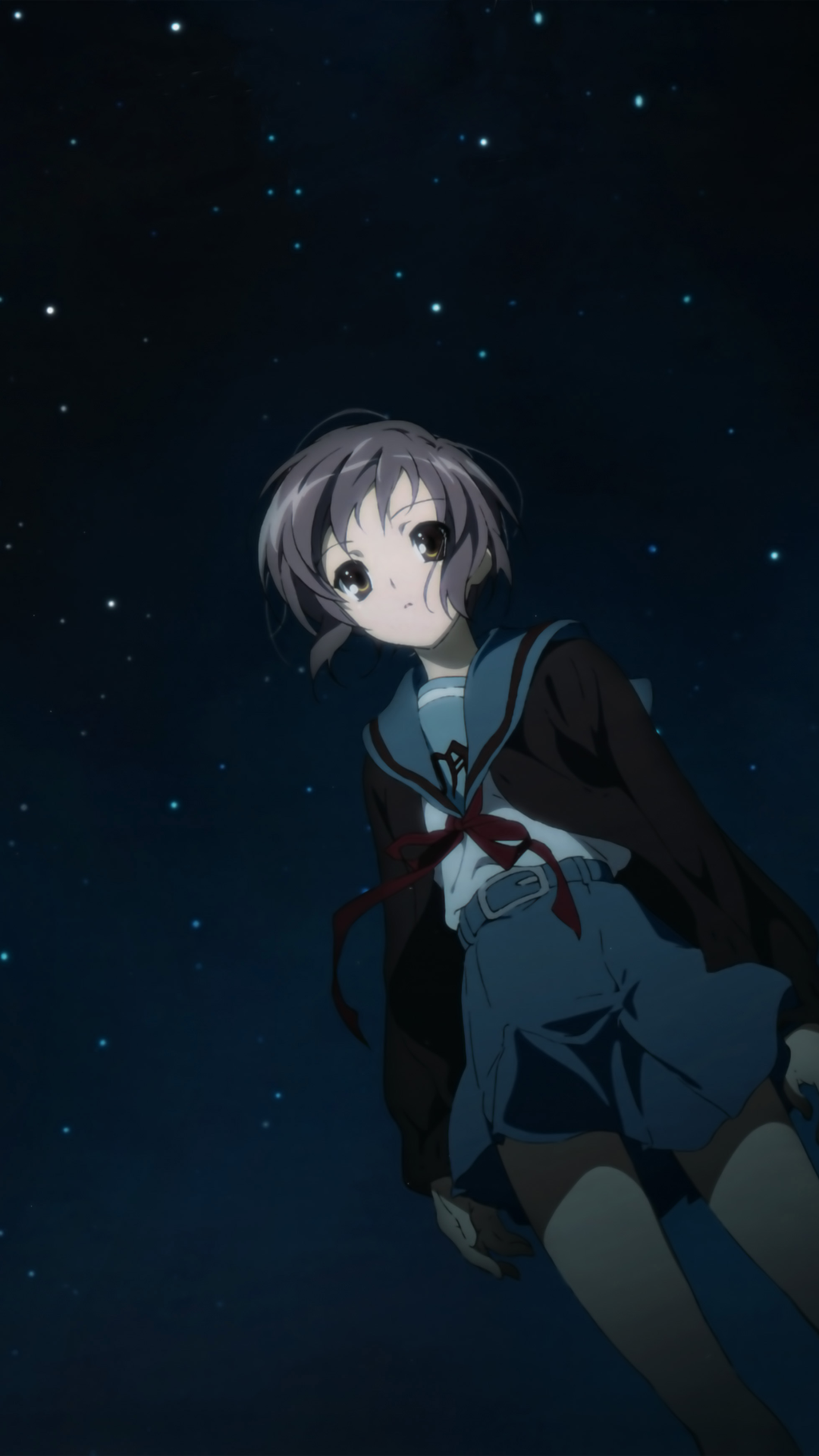 Download Yuki Nagato Anime The Melancholy Of Haruhi Suzumiya Phone Wallpaper