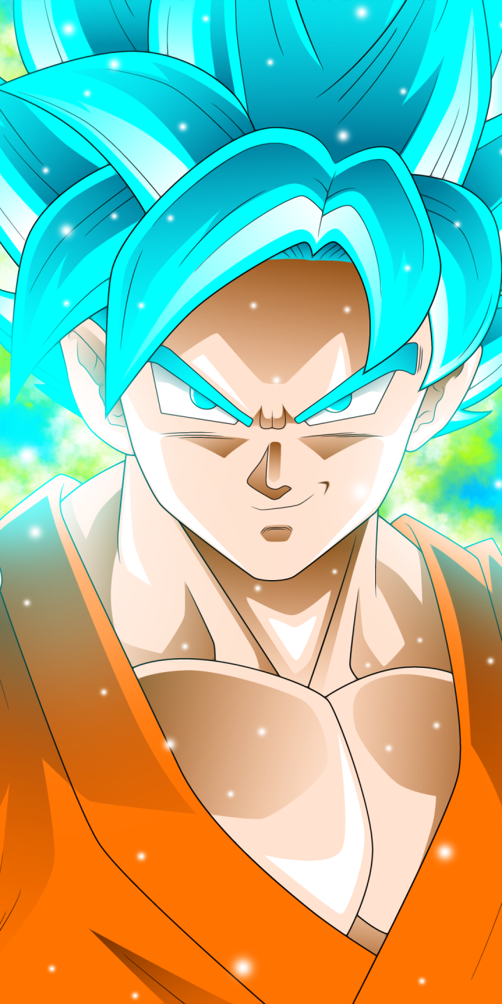 Download Super Saiyan Blue Goku Anime Dragon Ball Super Phone Wallpaper