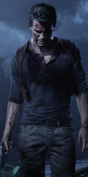 gun Nathan Drake video game Uncharted 4: A Thief's End Phone Wallpaper