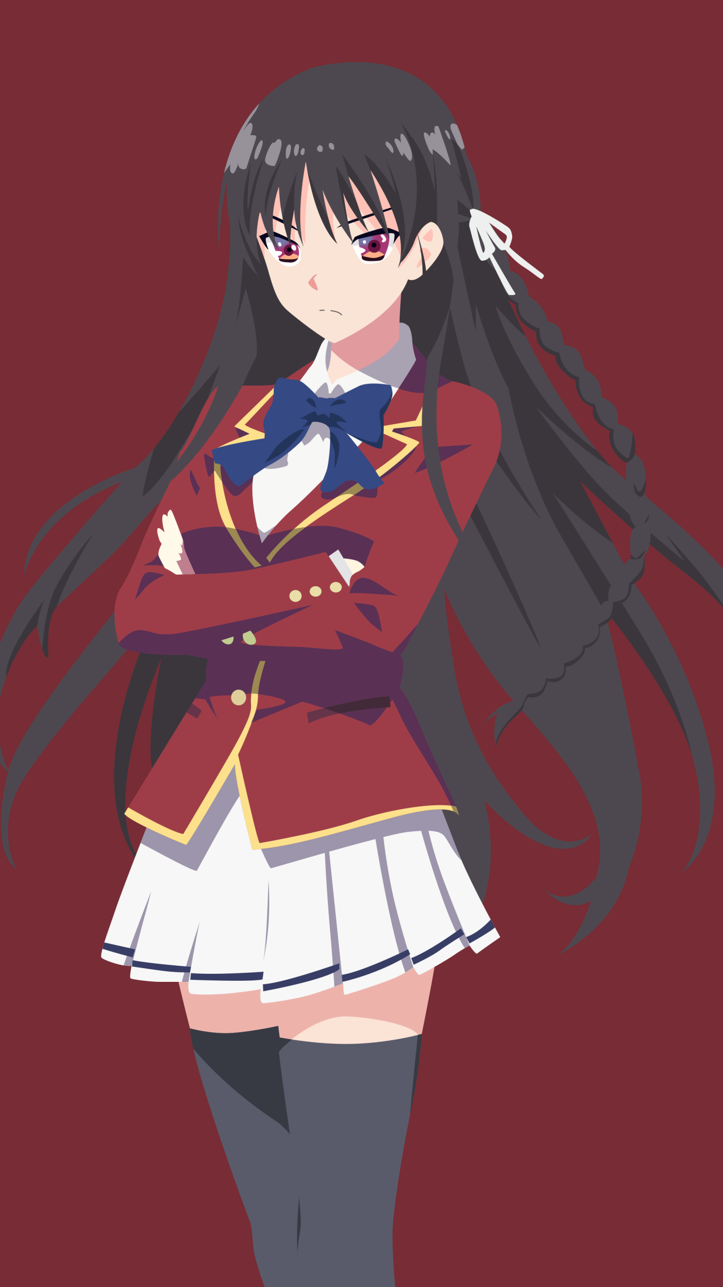 Download Suzune Horikita Anime Classroom Of The Elite Phone Wallpaper