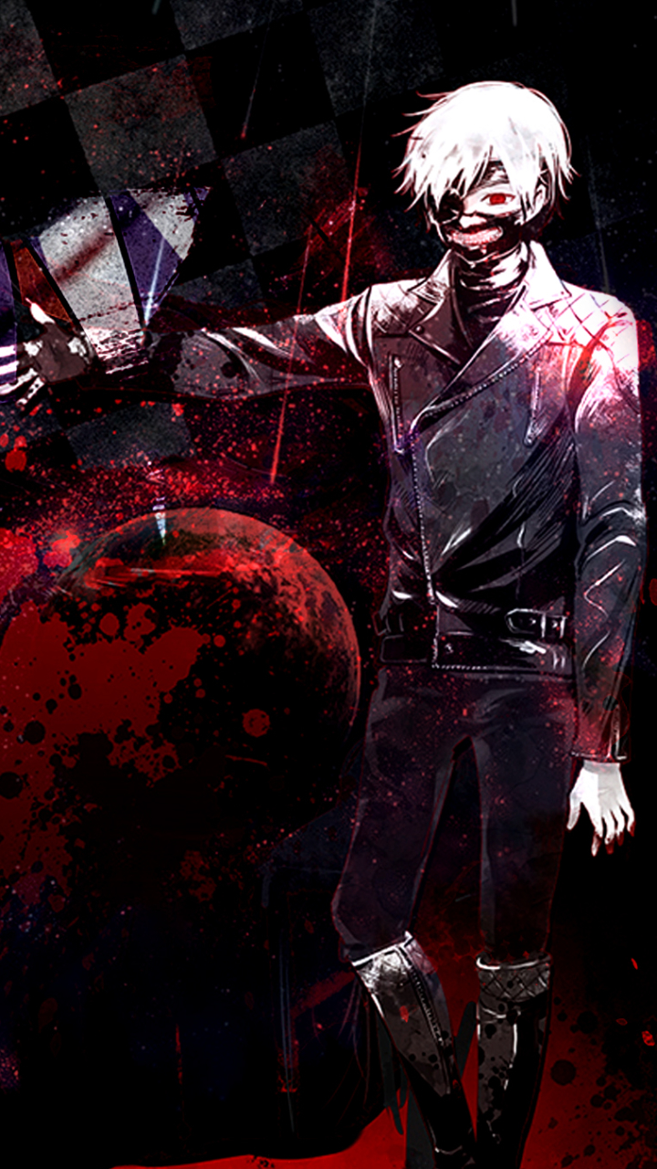 Tokyo Ghoul Cellphone Wallpaper Ver B by Animatixsanimatixian on