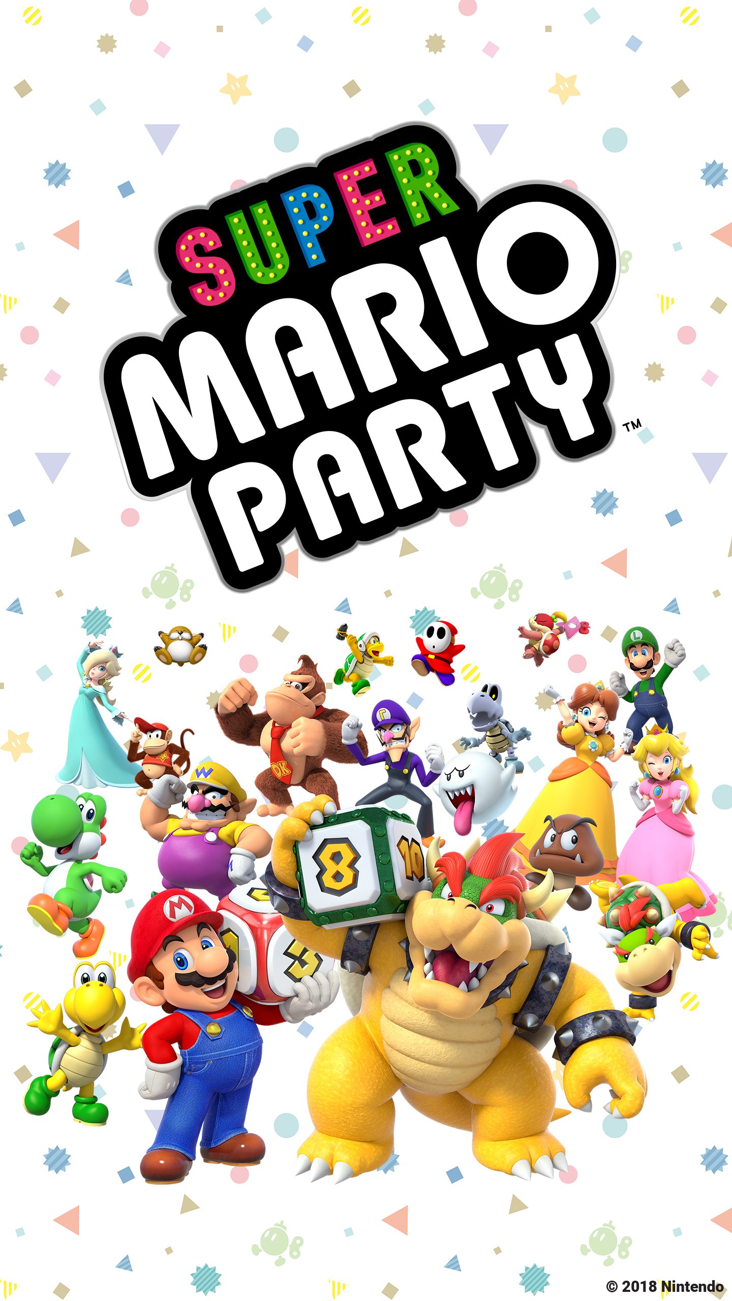Download Video Game Super Mario Party Phone Wallpaper