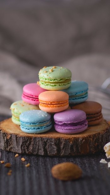 sweets food macaron Phone Wallpaper