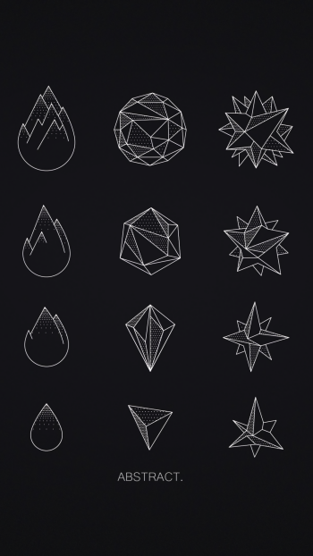 Abstract shapes Phone Wallpaper