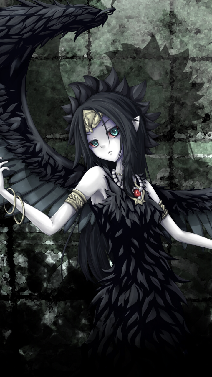 creepy anime dark angel