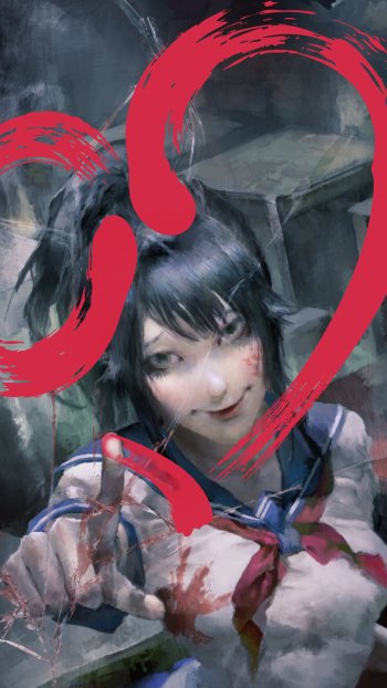 video game Yandere simulator Phone Wallpaper