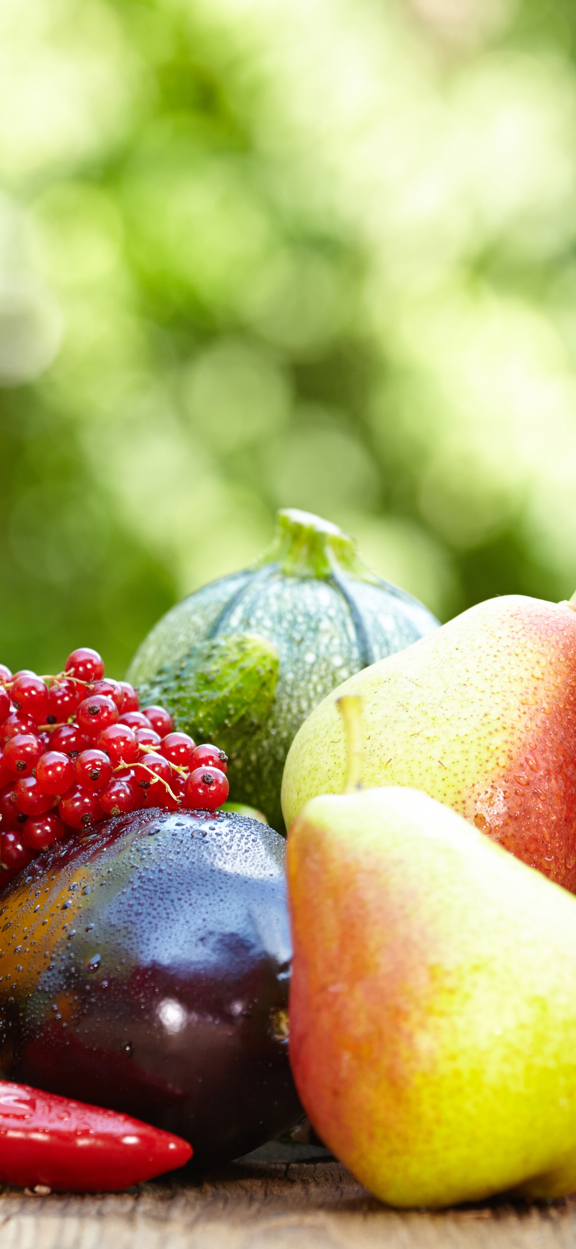 Fruits & Vegetables Phone Wallpaper