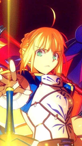 Saber (Fate Series) Anime Fate/Zero Phone Wallpaper