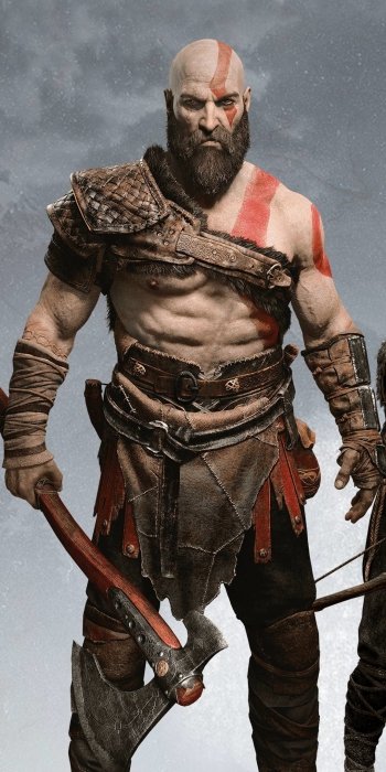 Kratos (God Of War) video game God of War (2018) Phone Wallpaper